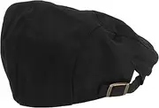 [KESYOO] Black Chef Hat - Unisex-Adults - Cotton - Solid - Adjustable - All Seasons - Professional - Loose Fit