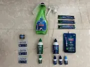 Squirt Bicycle Bike Trial Pack - Chain Lube, Wax, Balm, Cleaner, Tire Sealant