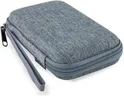 2.5 inch Grey External Hard Drive Case - Shock and Scratch Resistant - Ideal for Safe Storage and Transportation