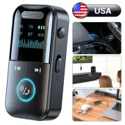 USB Bluetooth 5.4 Transmitter Receiver 4in1 Wireless Audio 3.5mm Aux Car Adapter