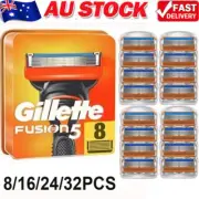 8-32PCS Replacement Razor Shaving Blades Trimmer Refill For Gillette Fusion 5