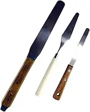 3Pcs Palette Knives Painting Mixing Wood Handle Color Mixing Art Tool