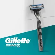 Gillette Mach 3 Razor Blade 4 Count Cartridge Pack for Men’s Shaving