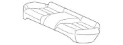 Genuine Honda Cushion Cover 82131-TP6-A02ZA (for: Honda)