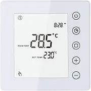 Labymos 3A Gas Boiler Thermostat LCD Touchscreen Digital Heating Thermostat Week Programmable Smart Temperature Controller -Freeze for Home School Office Hotel
