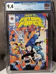 Rai and the Future Force #9 (Valiant, 1993) Gatefold Cover, CGC 9.4 White Pages