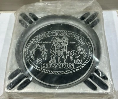 Hesston 1982 National Finals Rodeo Ash Tray Brand New! Never Opened!