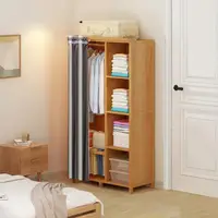 在飛比找momo購物網優惠-【VENCEDOR】DIY木製組裝衣櫥1米-收納櫃 簡易衣櫃