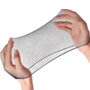 Hair Net 100 Pcs - Elastic Mesh for Food Service, Ballet Bun, Sleeping - Invisible Hair Nets for Women and Wig (Black)