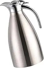 Folpus 2L Thermal Carafe for Coffee and Water, Silver