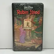 Robin Hood New Sealed! VHS Disney Black Diamond Classic Original Press Clamshell
