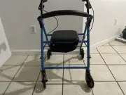 Medline MDS86840EBS Rollator Walker - Blue