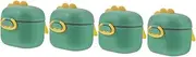 iplusmile 4pcs Travel Formula Holder Compact Baby Formula Dispenser 400ml Portable Powder Formula Storage Container for Hiking
