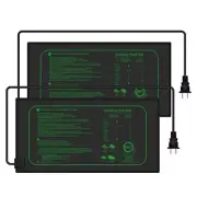 2 Pack 21W Seedling Heat Mat for Seed Starting10" x 20.75" Waterproof Heating