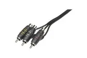 Digitech 3 RCA Piggyback Plugs to 3 RCA Plugs Audio Visual Cable 1.5m