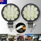 Pair 4Inch Led Driving Lights Round Work Spot Flood Work Driving Lamp Offroad