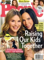 PEOPLE MAGAZINE - APRIL 7, 2025 - JENNA BUSH HAGER & SISTER BARBARA