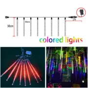 LED Lights Meteor Shower Rain Tree Outdoor String Light Garden Party