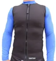 Men’s 2mm Wetsuit Vest, Full Front Zip, Warmth & Mobility, Sizes: Small-3XL,Sale