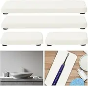 Water Absorbing Stone Tray, Quick Drying Diatomite Stone Sink Tray, Non Slip Diatomite Tray, Water Absorbent Tray for Bathroom Counter, Kitchen Soap Dish Holders Toothbrush Holders in Modern Home