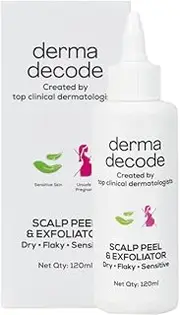 [derma decode] Dandruff Remover Pre-Shampoo Scalp Treatment for Dry Hair/Scalp | Moisturizing Anti Dandruff Scalp Exfoliator with Salicylic Acid & Tea Tree Oil - 120 ml