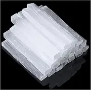 XIANNVXI 4 Inches Selenite Sticks 12PC Large Selenite Crystal Wands White Raw Rough Crystals Bulk for Healing Reiki Metaphysical Energy Drawing Protection Wiccan Altar Supplies