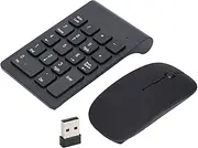Number Pad, 1200 DPI Responsive Mouse and Number Pad 18 Keys Numeric Keypad and Mouse Combo