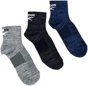 [Gunze] Reebok Socks, 3 Pairs Set, Arch Support, Antibacterial, Deodorizing, Short Length