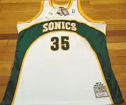MITCHELL & NESS NBA SEATTLE SUPERSONICS KEVIN DURANT 2007-08 AUTHENTIC JERSEY 56