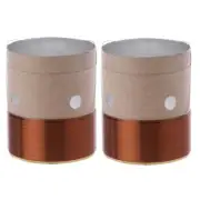 Bass Voice Coil Pure Copper Wire Two-layer White Aluminum Speaker Repair Part 2x