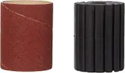 Bosch Home & Garden Straight Shank for Sanding Sleeve Plus Sanding Sleeve 80 Grit for Bosch PRR 250 Roller Sander 2 Pack