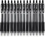 Zebra - Sarasa Retractable Gel Ink Rollerball - Fast Drying - 0.7mm - Black - Pack of 14