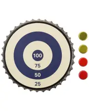 Foster & Rye Bullseye Magnetic Bottle Cap Target Game NoSize NoColor