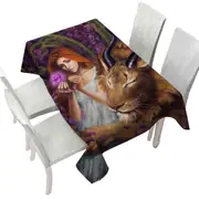 Art by Ruth Thompson Fairytale Beauty and Beast Tablecloth