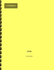 Roland JX-08 OWNER'S MANUAL and QUICK START
