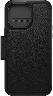 OtterBox Strada Mobile Phone Case for iPhone 14 Pro Max, Black