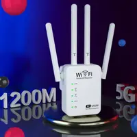 在飛比找樂天市場購物網優惠-110v 1200M中繼器wifi信號放大器5G千兆路由擴展