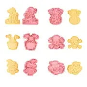 Halloween Pumpkin Boo Skull Cookie Cutter Fondant Embosser Stamp Impression