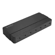 7-Port Usb 2.0 Desktop Hub With Power Adapter