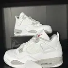 Size 7.5 - Jordan 4 Retro Mid White Oreo