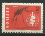 ARGENTINA Scott# 737 ** MNH Lucha contra la Malaria 1962