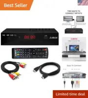 Digital TV Converter Box, ATSC Cabal Box - for Analog HDTV Live1080P with TV ...