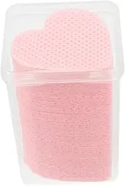 Baluue Cute Heart Design Nail Polish Remover Pads 200 Sheets Lint for Nail Art