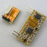 ASK AM Super-heterodyne RF Wireless Transmit Receiver Modules 433MHZ 1 pairs