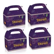12pcs Diwali Cookie Lolly Treat Boxes Party Favors Box for Candy Dessert Cookie