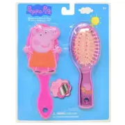 Peppa Pig Brush & Mirror on Card