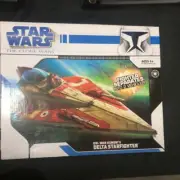 Star Wars Clone Wars Obi-Wan Kenobi's Delta Starfighter (2008) MIB