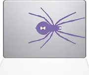 The Decal Guru Black Widow Spider MacBook Decal Vinyl Sticker - 13" MacBook Air - Lavender (1280-MAC-13A-LAV)