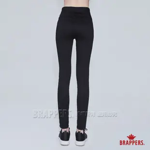 BRAPPERS 女款 新美尻Royal系列-中高腰彈性窄管瑜伽褲-黑