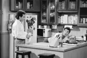 Jerry Seinfeld Himself Michael Richards Cosmo Seinfeld 1993 Tv Old Photo 1